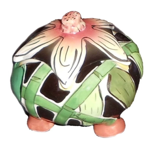 BLUE SKY Clayworks Trinket Box /3D Flower Shape Lid ~ No Box, Dated 2009 - Picture 1 of 5